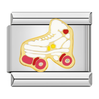 Hapiship 2022 New Fashion Food Hamburger Ice Cream Charm Olasz Linkek Fit 9mm Karkötő Rozsdamentes Acél Ékszerek Barkácskészítés DJ585
