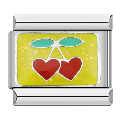 Hapiship 2022 New Fashion Food Hamburger Ice Cream Charm Olasz Linkek Fit 9mm Karkötő Rozsdamentes Acél Ékszerek Barkácskészítés DJ585
