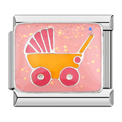 Hapiship 2022 New Fashion Food Hamburger Ice Cream Charm Olasz Linkek Fit 9mm Karkötő Rozsdamentes Acél Ékszerek Barkácskészítés DJ585