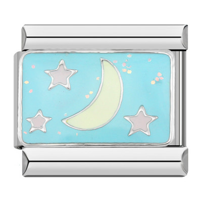 Hapiship 2022 New Fashion Food Hamburger Ice Cream Charm Olasz Linkek Fit 9mm Karkötő Rozsdamentes Acél Ékszerek Barkácskészítés DJ585