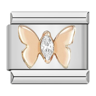 Hapiship Nové zvieracie pes Jednorožec Slon Motýľ Mačka Kôň Prívesok Vhodné pre 9mm nehrdzavejúcu oceľ Náramok na výrobu šperkov DJ384