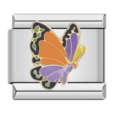 Hapiship Nové zvieracie pes Jednorožec Slon Motýľ Mačka Kôň Prívesok Vhodné pre 9mm nehrdzavejúcu oceľ Náramok na výrobu šperkov DJ384