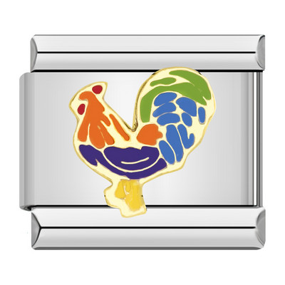 Hapiship Nové zvieracie pes Jednorožec Slon Motýľ Mačka Kôň Prívesok Vhodné pre 9mm nehrdzavejúcu oceľ Náramok na výrobu šperkov DJ384