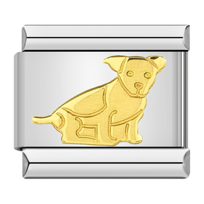 Hapiship Nové zvieracie pes Jednorožec Slon Motýľ Mačka Kôň Prívesok Vhodné pre 9mm nehrdzavejúcu oceľ Náramok na výrobu šperkov DJ384