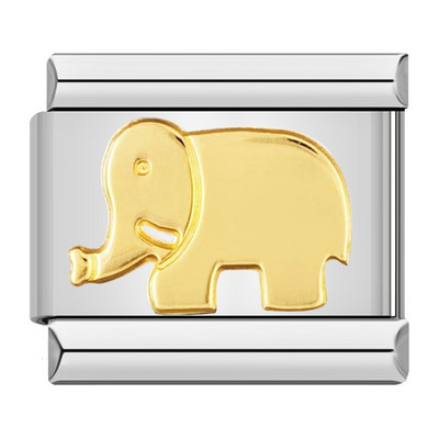 Hapiship Nové zvieracie pes Jednorožec Slon Motýľ Mačka Kôň Prívesok Vhodné pre 9mm nehrdzavejúcu oceľ Náramok na výrobu šperkov DJ384