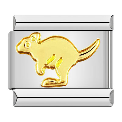 Hapiship Nové zvieracie pes Jednorožec Slon Motýľ Mačka Kôň Prívesok Vhodné pre 9mm nehrdzavejúcu oceľ Náramok na výrobu šperkov DJ384