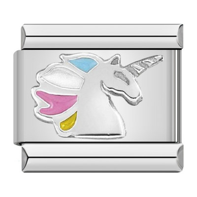 Hapiship Nové zvieracie pes Jednorožec Slon Motýľ Mačka Kôň Prívesok Vhodné pre 9mm nehrdzavejúcu oceľ Náramok na výrobu šperkov DJ384