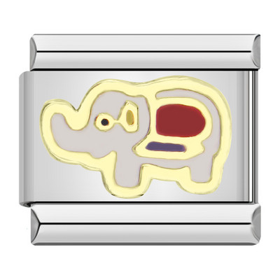 Hapiship Nové zvieracie pes Jednorožec Slon Motýľ Mačka Kôň Prívesok Vhodné pre 9mm nehrdzavejúcu oceľ Náramok na výrobu šperkov DJ384