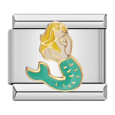 Hapiship Nové zvieracie pes Jednorožec Slon Motýľ Mačka Kôň Prívesok Vhodné pre 9mm nehrdzavejúcu oceľ Náramok na výrobu šperkov DJ384