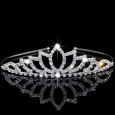 Παιδικά κορίτσια Κρυστάλλινες Τιάρες και Κορώνα Αξεσουάρ για Μαλλιά Νυφική Μπάλα Princess Crown Αξεσουάρ Γάμου