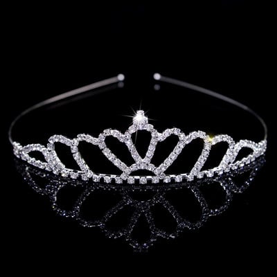 Παιδικά κορίτσια Κρυστάλλινες Τιάρες και Κορώνα Αξεσουάρ για Μαλλιά Νυφική Μπάλα Princess Crown Αξεσουάρ Γάμου