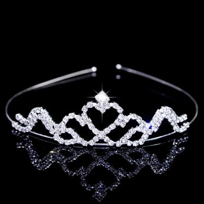 Παιδικά κορίτσια Κρυστάλλινες Τιάρες και Κορώνα Αξεσουάρ για Μαλλιά Νυφική Μπάλα Princess Crown Αξεσουάρ Γάμου
