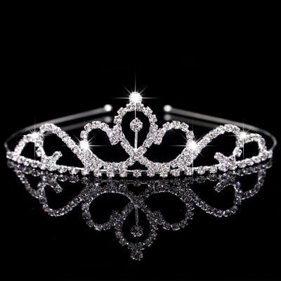 Παιδικά κορίτσια Κρυστάλλινες Τιάρες και Κορώνα Αξεσουάρ για Μαλλιά Νυφική Μπάλα Princess Crown Αξεσουάρ Γάμου