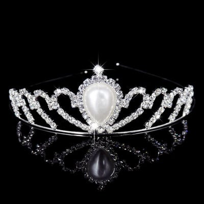 Παιδικά κορίτσια Κρυστάλλινες Τιάρες και Κορώνα Αξεσουάρ για Μαλλιά Νυφική Μπάλα Princess Crown Αξεσουάρ Γάμου
