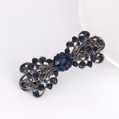 Nová kórejská verzia lesklých krištáľových kvetov na jar do vlasov, sponka do vlasov Merlin Boutique, horizontálna sponka, elegantné vlasové doplnky pre matky