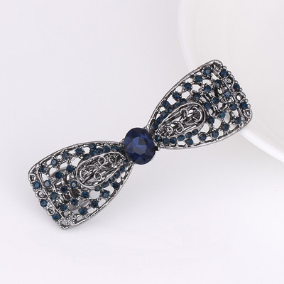 Nová kórejská verzia lesklých krištáľových kvetov na jar do vlasov, sponka do vlasov Merlin Boutique, horizontálna sponka, elegantné vlasové doplnky pre matky