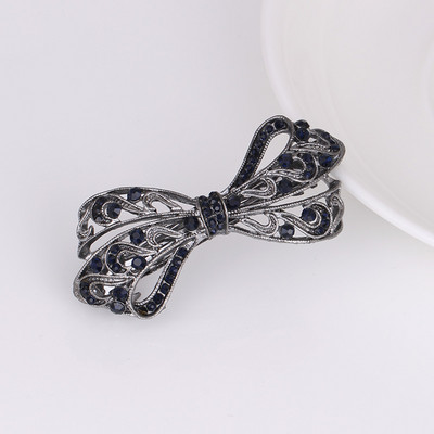 Nová kórejská verzia lesklých krištáľových kvetov na jar do vlasov, sponka do vlasov Merlin Boutique, horizontálna sponka, elegantné vlasové doplnky pre matky