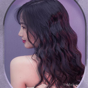 Нова 9 mm 25 mm 30 mm лилава професионална керамична маша за коса Маша Ролкови къдрици Wand Waver Инструмент за оформяне на коса 4#