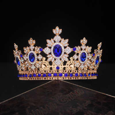 Krištáľové kráľovské čelenky a korunky pre ženy, kamienkové čelenky, ozdoby na vlasy, svadobné a nevestské šperky, doplnky