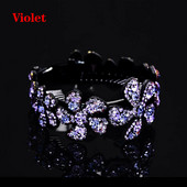 Noua clemă de răsucire Accesorii pentru păr Femei Gheare de păr Crăciun pentru cap cu flori cu strasuri Agrafă de păr Cuib de păsări Cuibul de păsări Față de cocuri