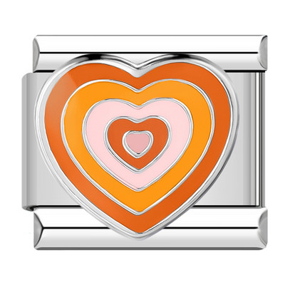 Hapiship Culoare romantică Heart Star Flwoer Tai Chi Italian Charm Links Fit 9mm Bratara din oțel inoxidabil Bijuterii DIY Fabricare DJ597