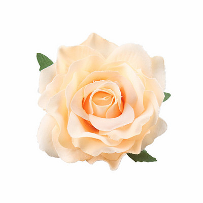 1PC Роза Изкуствени цветя Фиби за булчинско сватбено парти Брошка Дамски щипки за коса Шапки Фестивал за момичета Аксесоар за коса