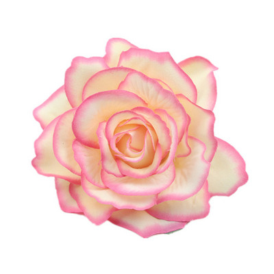 1PC Роза Изкуствени цветя Фиби за булчинско сватбено парти Брошка Дамски щипки за коса Шапки Фестивал за момичета Аксесоар за коса