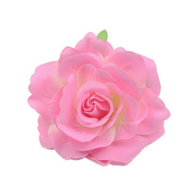 1PC Роза Изкуствени цветя Фиби за булчинско сватбено парти Брошка Дамски щипки за коса Шапки Фестивал за момичета Аксесоар за коса