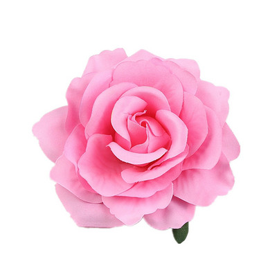 1PC Роза Изкуствени цветя Фиби за булчинско сватбено парти Брошка Дамски щипки за коса Шапки Фестивал за момичета Аксесоар за коса