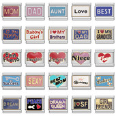 Hapiship uus populaarne mood armas tädi ema isa armastus õetütre võlu lingid sobivad 9 mm roostevabast terasest käevõru meisterdades ehteid DJ132