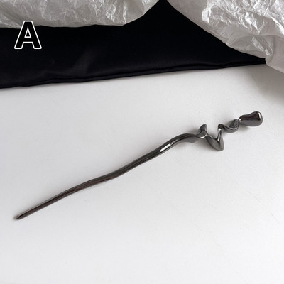 Čínsky štýl vlasových paličiek, kovových vintage paličiek, abstraktných minimalistických vlnových nepravidelných vlasových paličiek, šperkov na pokrývku hlavy