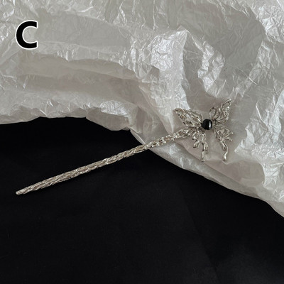 Čínsky štýl vlasových paličiek, kovových vintage paličiek, abstraktných minimalistických vlnových nepravidelných vlasových paličiek, šperkov na pokrývku hlavy