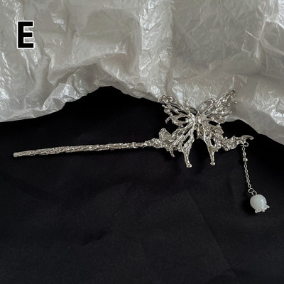 Čínsky štýl vlasových paličiek, kovových vintage paličiek, abstraktných minimalistických vlnových nepravidelných vlasových paličiek, šperkov na pokrývku hlavy