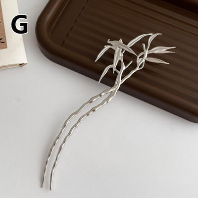 Čínsky štýl vlasových paličiek, kovových vintage paličiek, abstraktných minimalistických vlnových nepravidelných vlasových paličiek, šperkov na pokrývku hlavy