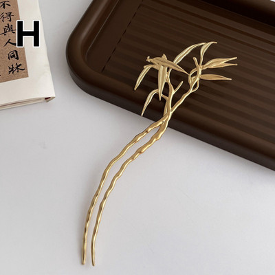 Čínsky štýl vlasových paličiek, kovových vintage paličiek, abstraktných minimalistických vlnových nepravidelných vlasových paličiek, šperkov na pokrývku hlavy