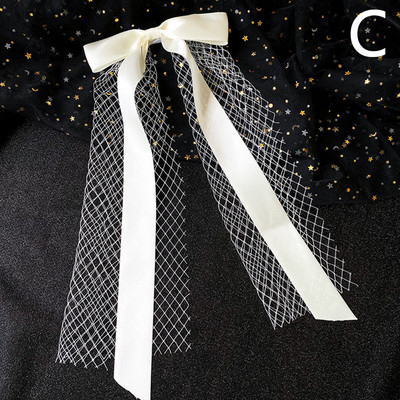 Agrafă de păr din voal cu fundă Accesorii de păr pentru nuntă de mireasă Femei Simplu Scurt Tulle Nouă Coefcă de mireasă Accesoriu pentru fotografie de nuntă