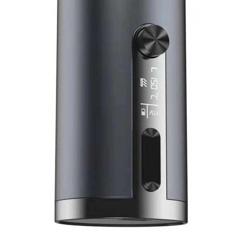 Plaukų suktukai Automatinis belaidis plaukų suktukas, USB įkraunamas LCD ekranas, belaidis keraminis besisukantis garbanojimo bangos plaukų įrankis