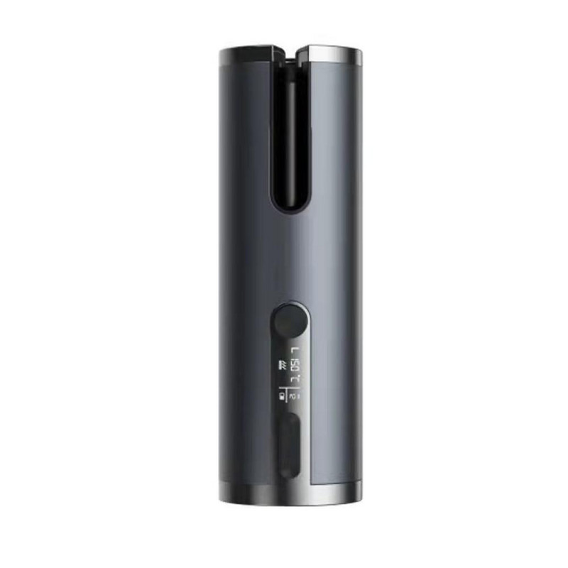 Plaukų suktukai Automatinis belaidis plaukų suktukas, USB įkraunamas LCD ekranas, belaidis keraminis besisukantis garbanojimo bangos plaukų įrankis