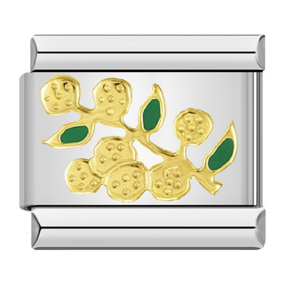 Hapiship New Fashion Women Girls Pretty Glaze Rose Flower Charm Links Fit 9mm Narukvica od nehrđajućeg čelika DIY Izrada nakita DJ027