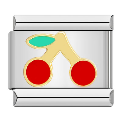 Hapiship New Fashion Women Girls Pretty Glaze Rose Flower Charm Links Fit 9mm Narukvica od nehrđajućeg čelika DIY Izrada nakita DJ027