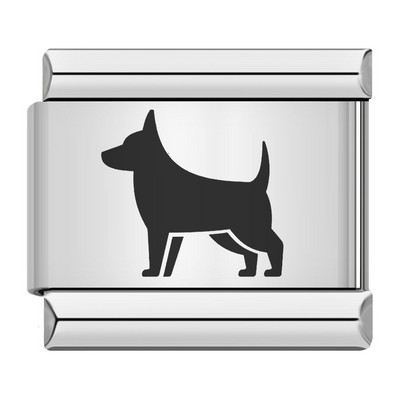 Hapiship Moda Mačka Pas Dječak Djevojčice Srce Kruna Talijanski Veze Šarm Fit 9 mm Narukvica od nehrđajućeg čelika Izrada nakita DIY DJ095