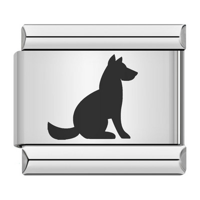 Hapiship Moda Mačka Pas Dječak Djevojčice Srce Kruna Talijanski Veze Šarm Fit 9 mm Narukvica od nehrđajućeg čelika Izrada nakita DIY DJ095