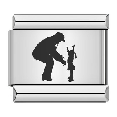 Hapiship Moda Mačka Pas Dječak Djevojčice Srce Kruna Talijanski Veze Šarm Fit 9 mm Narukvica od nehrđajućeg čelika Izrada nakita DIY DJ095