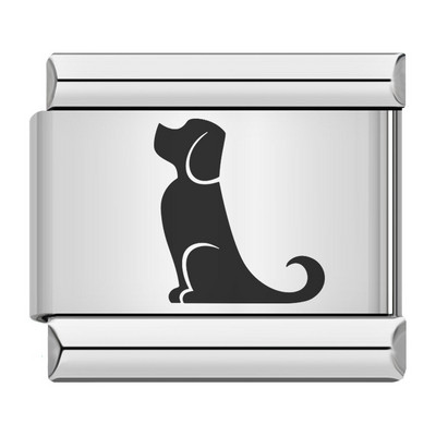 Hapiship Moda Mačka Pas Dječak Djevojčice Srce Kruna Talijanski Veze Šarm Fit 9 mm Narukvica od nehrđajućeg čelika Izrada nakita DIY DJ095