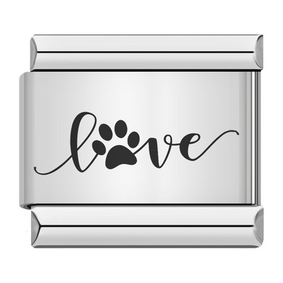 Hapiship Moda Mačka Pas Dječak Djevojčice Srce Kruna Talijanski Veze Šarm Fit 9 mm Narukvica od nehrđajućeg čelika Izrada nakita DIY DJ095