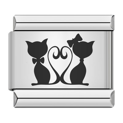 Hapiship Moda Mačka Pas Dječak Djevojčice Srce Kruna Talijanski Veze Šarm Fit 9 mm Narukvica od nehrđajućeg čelika Izrada nakita DIY DJ095