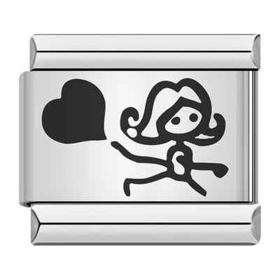 Hapiship Moda Mačka Pas Dječak Djevojčice Srce Kruna Talijanski Veze Šarm Fit 9 mm Narukvica od nehrđajućeg čelika Izrada nakita DIY DJ095