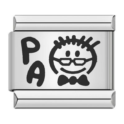 Hapiship Moda Mačka Pas Dječak Djevojčice Srce Kruna Talijanski Veze Šarm Fit 9 mm Narukvica od nehrđajućeg čelika Izrada nakita DIY DJ095