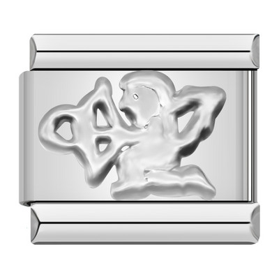 Hapiship Fashion Butterfly Dolphin Cross Flower Star Italian Links Charm Fit 9mm Nerūdijančio plieno apyrankės papuošalų gamyba DJ463