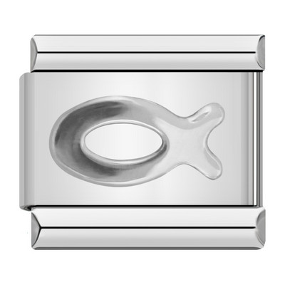 Hapiship Fashion Butterfly Dolphin Cross Flower Star Italian Links Charm Fit 9mm Nerūdijančio plieno apyrankės papuošalų gamyba DJ463